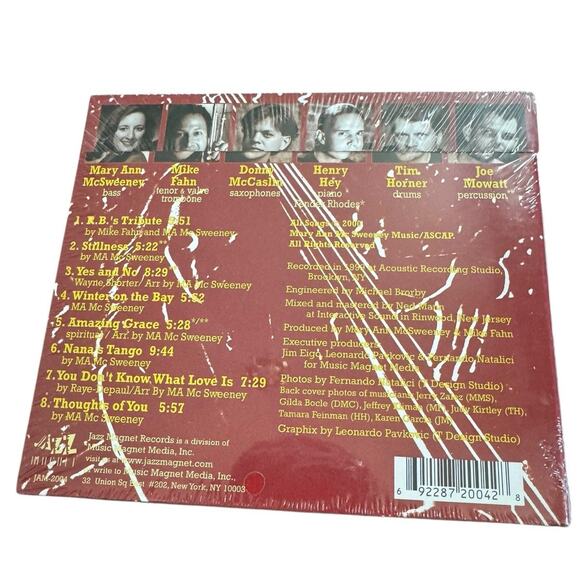 Mary Ann McSweeney CD Thoughts Of You Mike Fahn Tim Horner Joe Mowatt SEALED - Picture 2 of 5